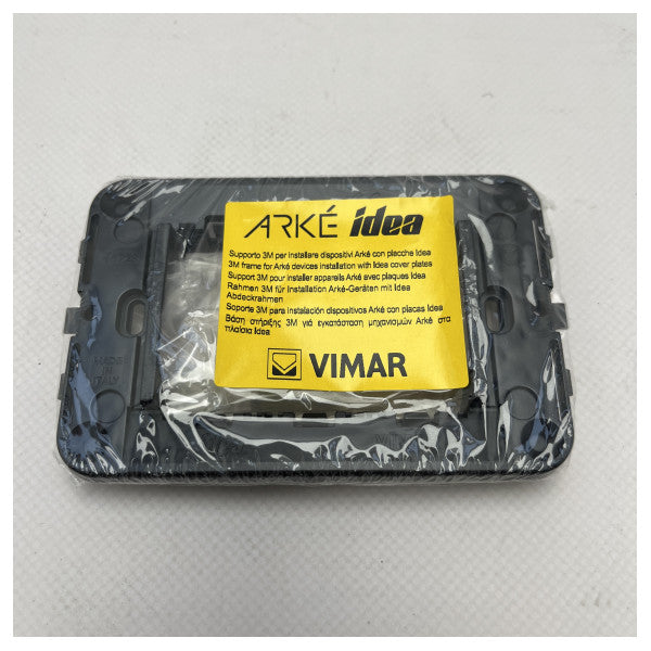 Vimar 3M Arke Idea Marine Mounting Support - Durable Waterproof Electrical Fixture for Boats and Maritime Use