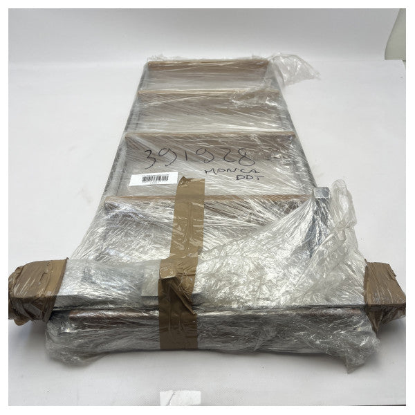 Riva Rival 56 από ανοξείδωτο χάλυβα 5 σκαλοπατιών σκάλα πρόσβασης πληρώματος 1000 x 400 mm με σκαλοπάτια από ξύλο τικ - 391928