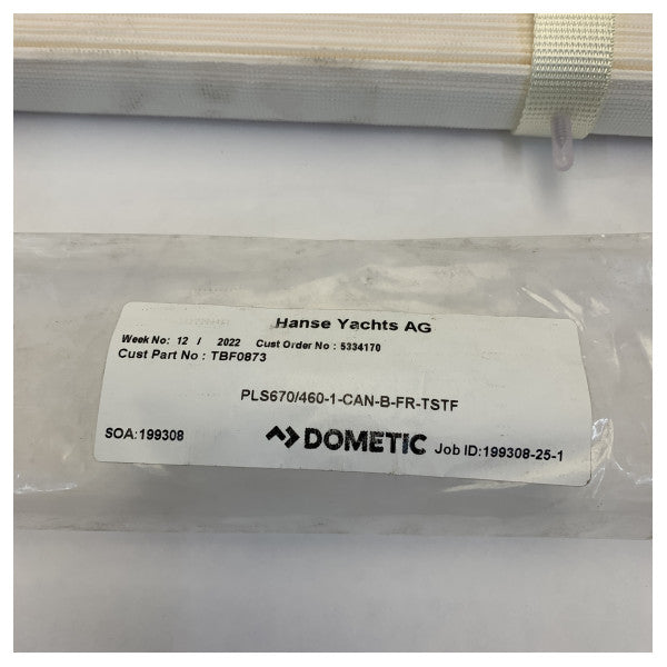 Dometic Hanse Yachts PLS670/460-1-CAN-B-F Бокові віконниці 670 x 460 мм 