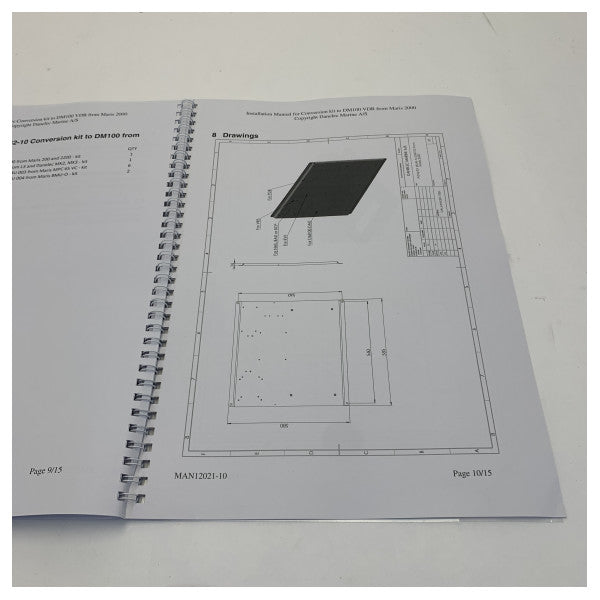 Danelec Marine VDR System Omvandlingssats för att uppgradera Maris 2000 till DM100 - 1303762-10 