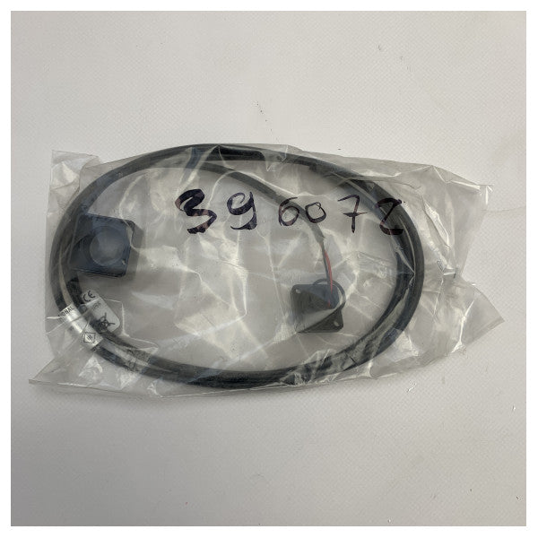 Kompakti 2W musta anodisoitu merenkulun LED-valonheitin - kestävä vedenpitävä venevalaistus