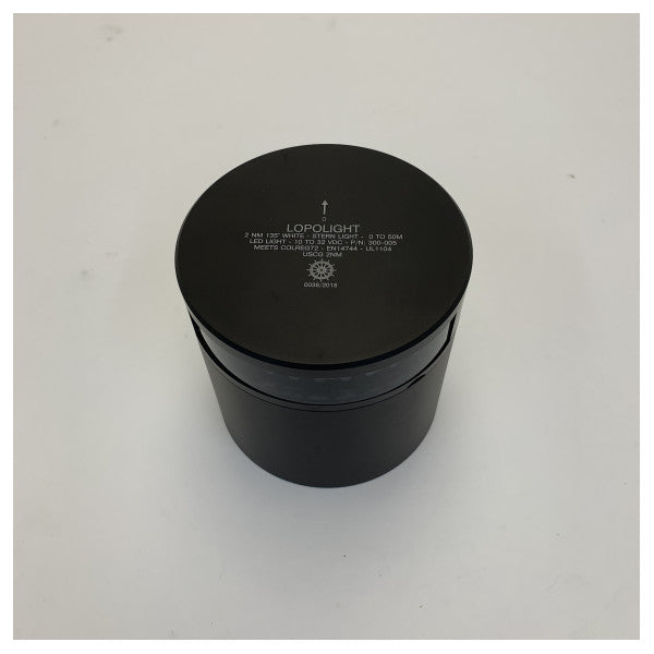 Lopolight 300-005 PRO Svartlakkert Marine Akter Navigasjonslys 12/24V 