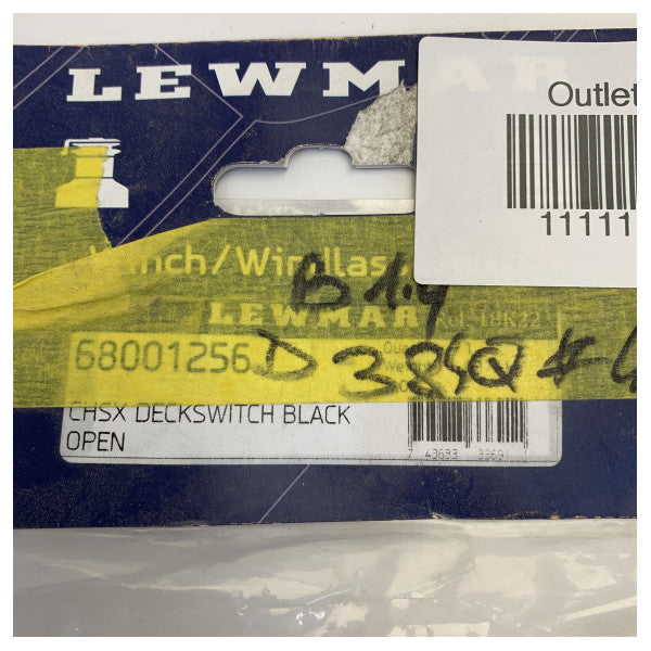 Lewmar SX Elettriku Winch Deck Switch Iswed - 68001027 