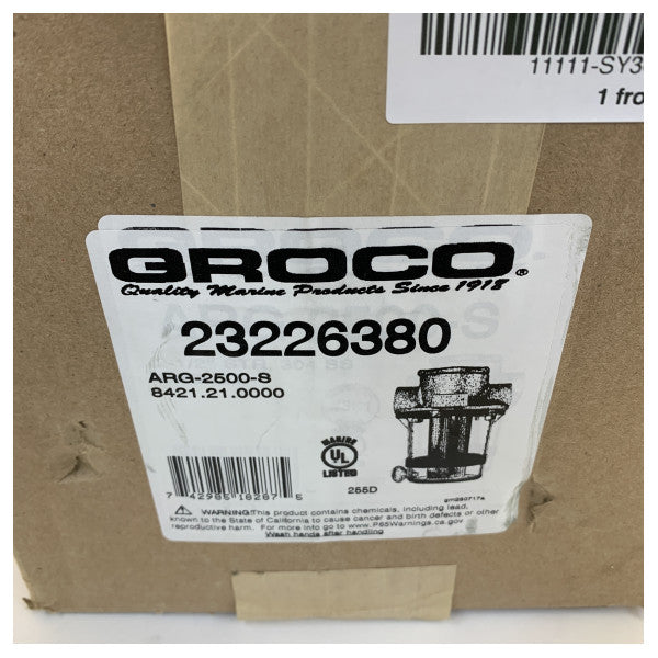 مجموعة فلتر مياه البحر من غروكو فولفو بينتا غروكو نحاس 63 مم - 23226380 