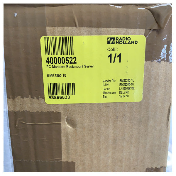 Maritime Rackmount Server PC Maritime RMS3300-1U Robust 1U Metal Case with Windows 10