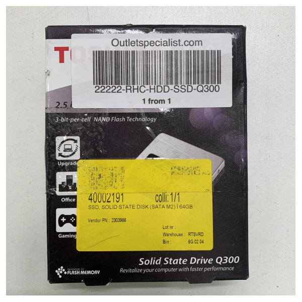 Toshiba HDD-SSD-Q300 hard disc