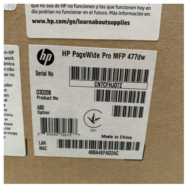 HP Pagewide Pro 447DW blækpatron printer | scanner | fax