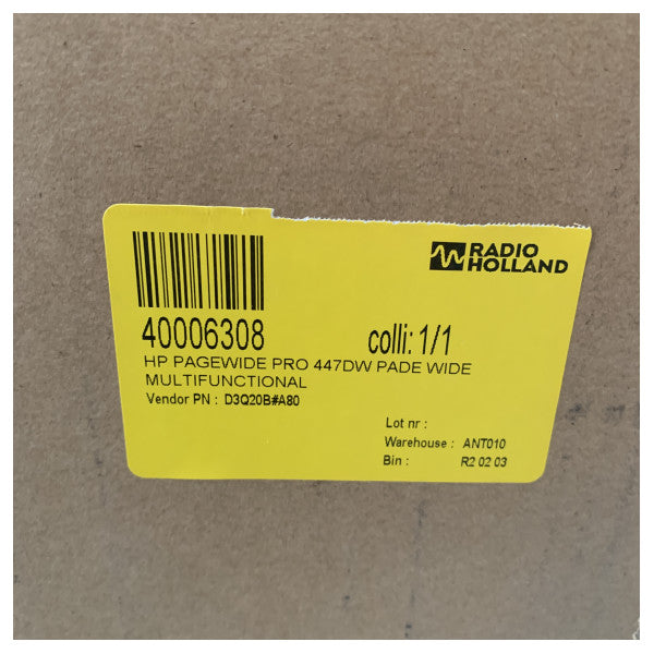 HP Pagewide Pro 447DW blækpatron printer | scanner | fax