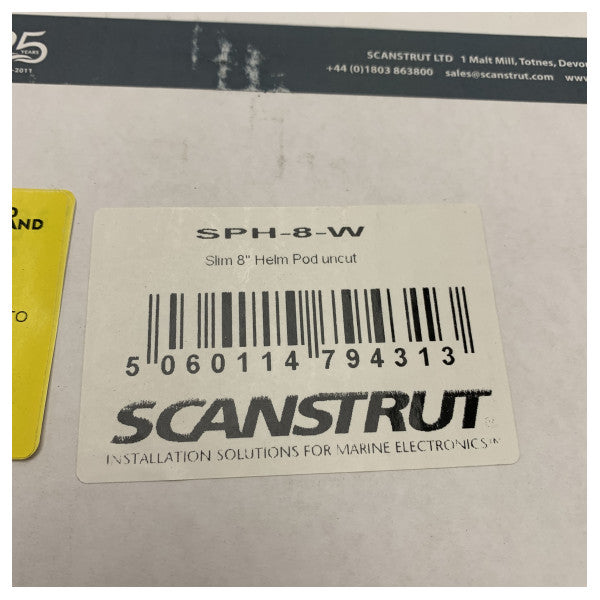 Scernut Raymarine SPH-8-W 8 pulgadas Helmpod | Navpod blanco