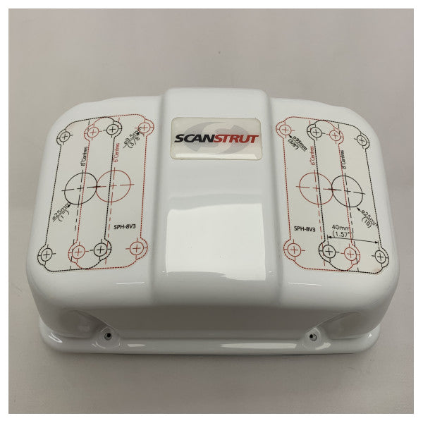 Scernut Raymarine SPH-8-W 8 pulgadas Helmpod | Navpod blanco
