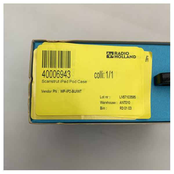 Scanstrut iPad 2 estuche impermeable blue-wp-ip2-bu/wt