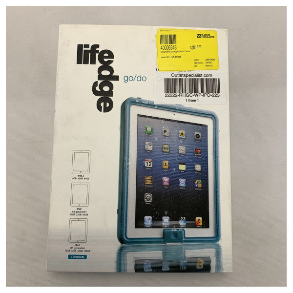 Case de iPad impermeable de Scanstrut Lifedge Gray-WP-IPD-223