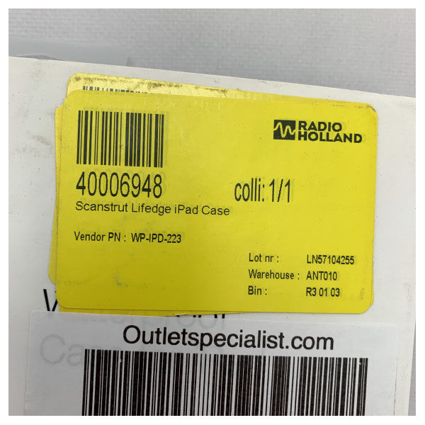 Case de iPad impermeable de Scanstrut Lifedge Gray-WP-IPD-223