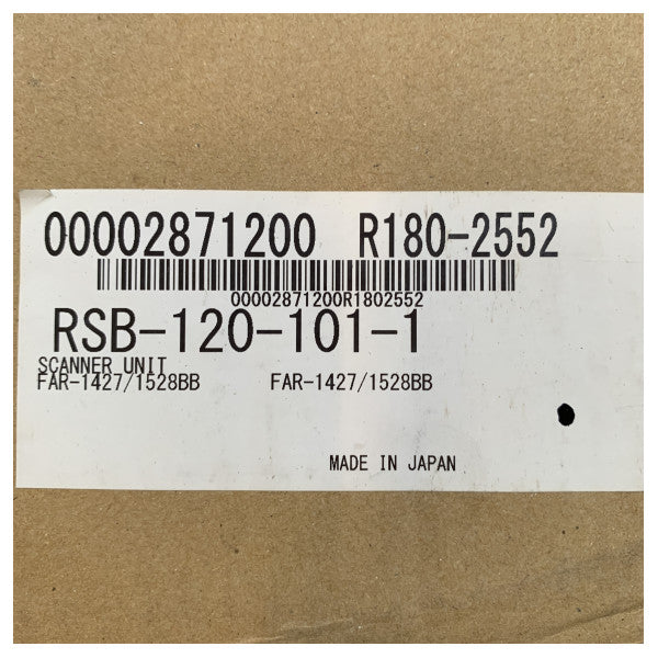 Radar marítimo Furuno FAR1528BB com RSB120 e RPU024