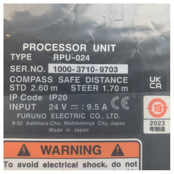 Radar marítimo Furuno FAR1528BB com RSB120 e RPU024