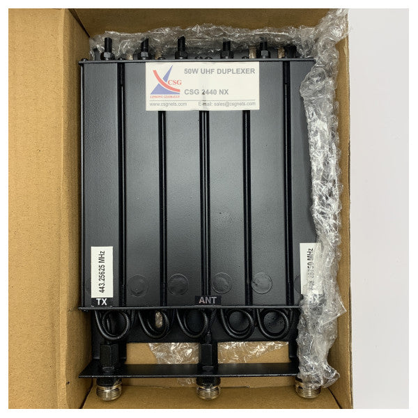 CSG 2440NX UHF Duplexer - Pour une compatibilité optimale du signal