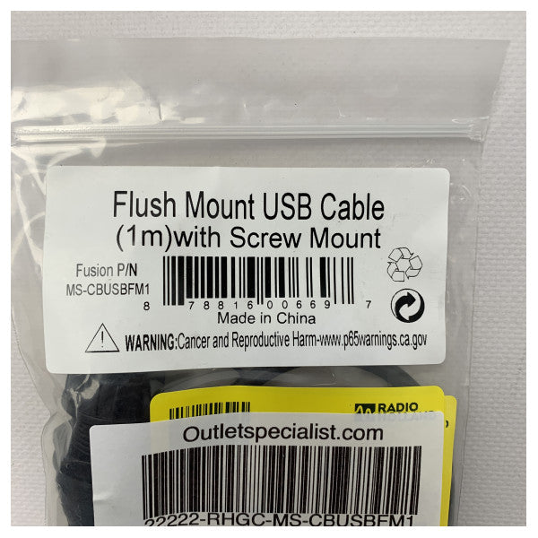 Fusion MS-CBUSBFM1 Flush Mount USB-Anschlusspunkt