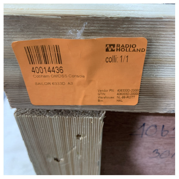 Sailor Cobham 406333D-2000 6333D A3 GMDSS-konsoll 