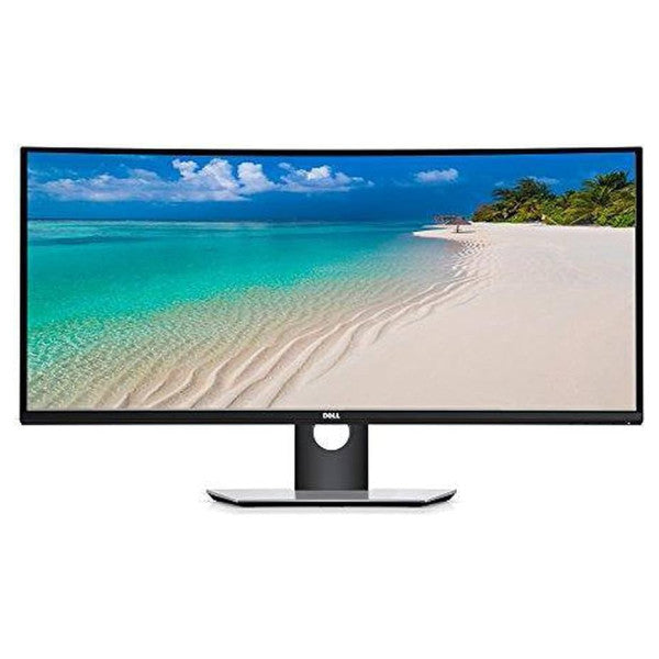 Dell U3417W moniteur incurvé ultralarge de 34 pouces en noir.