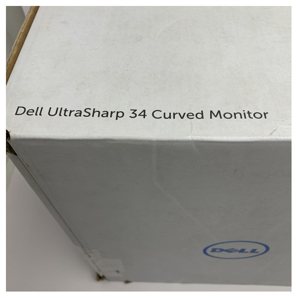 Dell U3417W moniteur incurvé ultralarge de 34 pouces en noir.