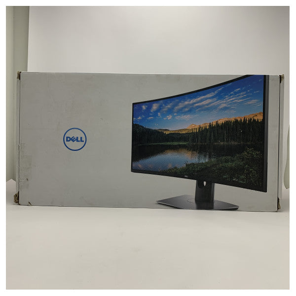 Dell U3417W moniteur incurvé ultralarge de 34 pouces en noir.