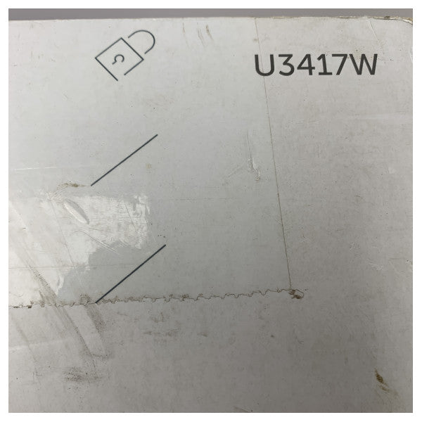 Monitor curvo ultra-largo de 34 polegadas Dell U3417W preto