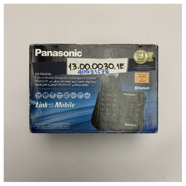 Panasonic KX-TGH260 Telefono Wireless con Bluetooth, Durata della Batteria di 10 ore