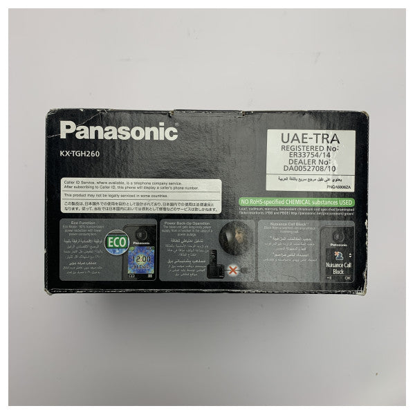 Panasonic KX-TGH260 Telefono Wireless con Bluetooth, Durata della Batteria di 10 ore