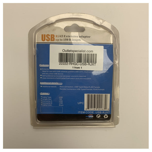 Adaptateur d'extension USB Micropack USB-RXT