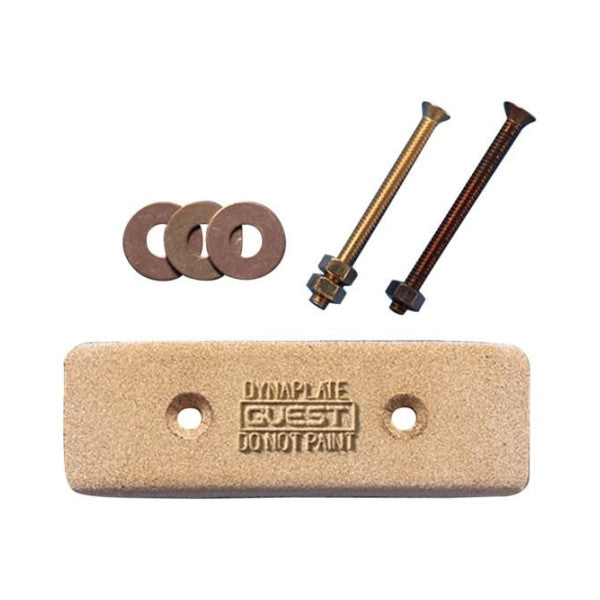 Marinco dynaplate 5 x 2 tommers bronse bakkeplate - 4006