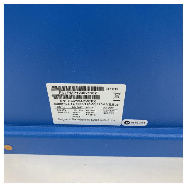 Victron Multiplus 12V / 3000W / 120-50A 120V зарядно устройство и инвертор - PMP122301102 