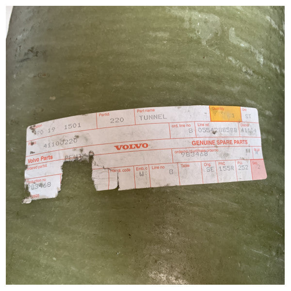 Túnel do propulsor de proa QL GRP da Volvo Penta D250 x L1750 - 41100220