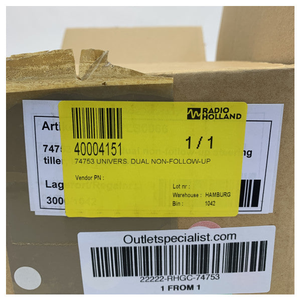 Стеринг тила за VDR Sperry Univers Dual Non-Follow-Up 