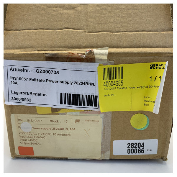 Fonte de Alimentação Marinha Failsafe 24V Fiável 10A - 28204RHN 