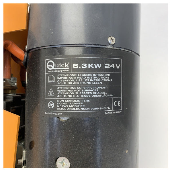 Quick BTR185 105 KGF 24V Retractable Bowthruster - QBTR1810524 