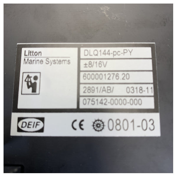 船用DEIFマリン舵角インジケーター - 45度 - DLQ144 