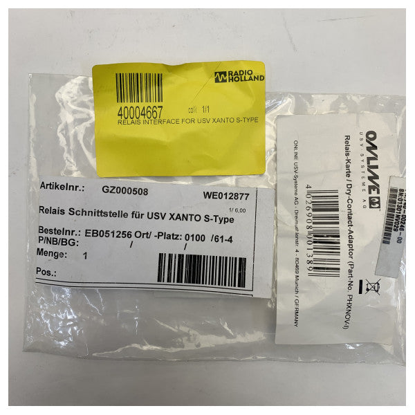 Adaptador de Relé de Contato Seco - PHXNOV-I 