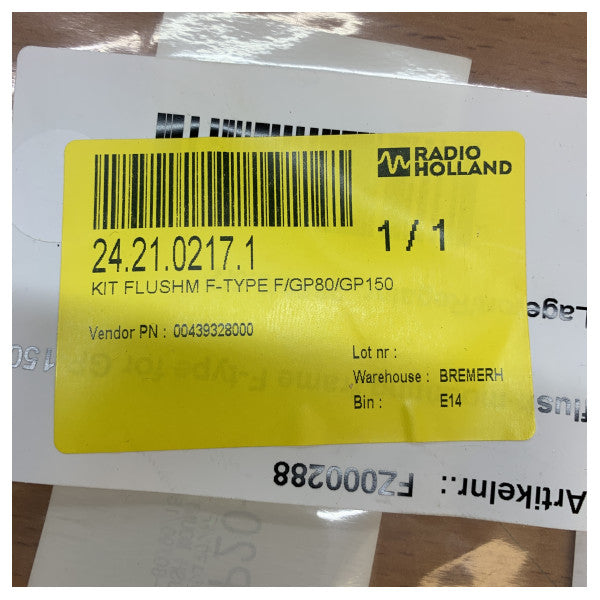 Kit de montaje empotrado Furuno OP20-25 para GP150 