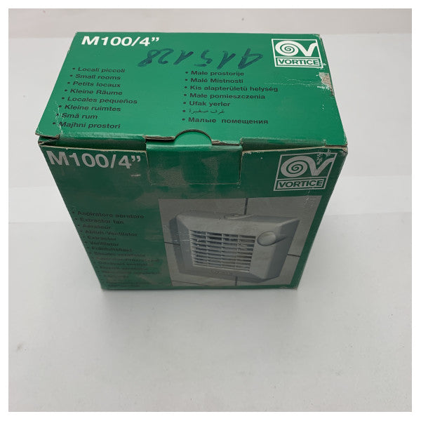 Vortice M100 / 4 pouces Ventilator 12V blanc - 11203