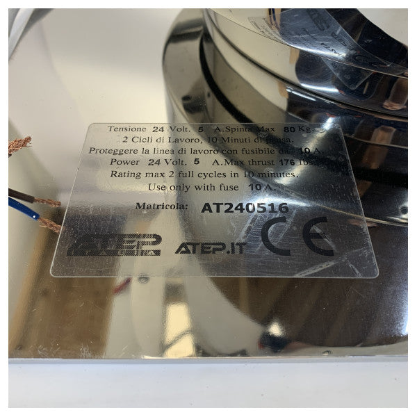 ATEP Elettriku Tabella Pedestal AISI316 H690-H340 3 stadji - 24V - 20.18898B/INOX 