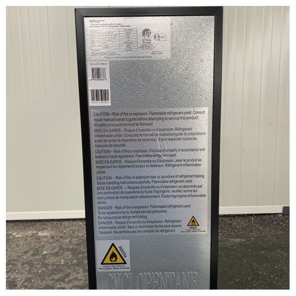 Luma Comfort 12 φιάλες Ψυγείο Κρασιού - PVZB 15-9CR 