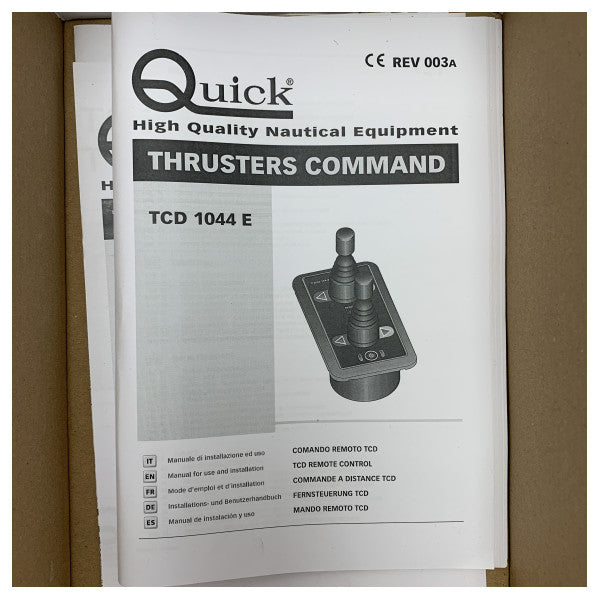 Quick TCD1044 Dual Joystick Controller for Bow and Stern Thrusters