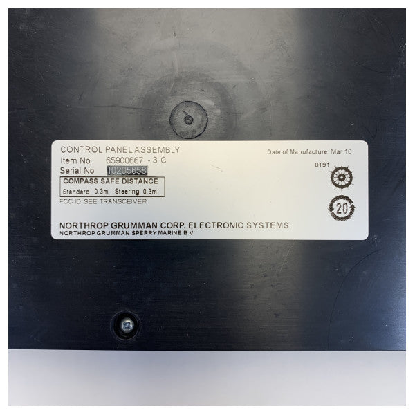 Northrop Sperry Radar Kontrollpanel för X-Band och S-Band System - 65903KG-3 