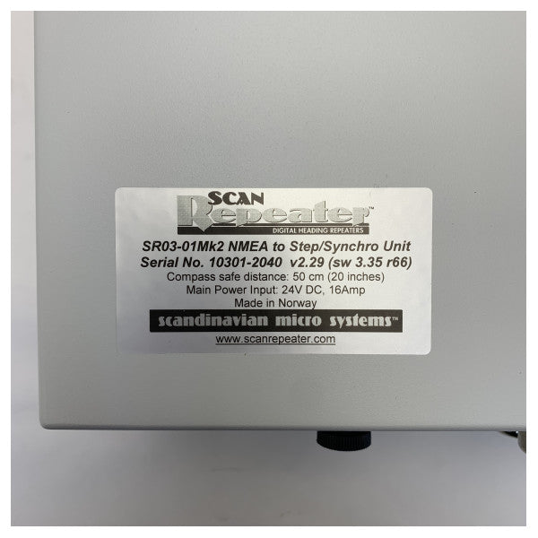 Skandynawskie Mikro Systemy Repeater Kontroler Gyrokompasu - SR03-01Mk2 