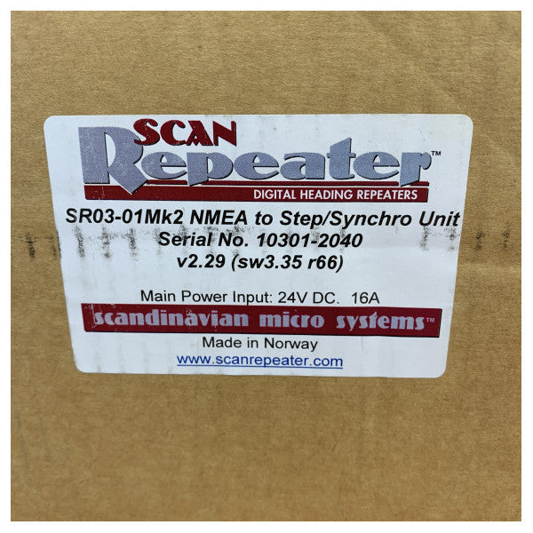 Skandynawskie Mikro Systemy Repeater Kontroler Gyrokompasu - SR03-01Mk2 