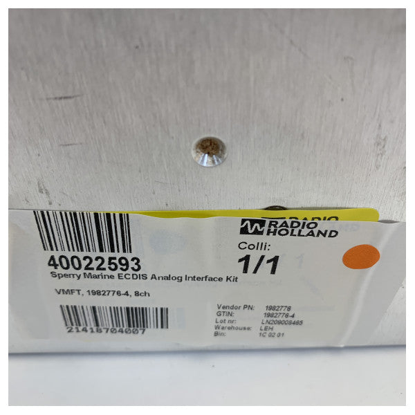 Sperry Marine ECDIS Analog Interface Kit - 1982776-4P 