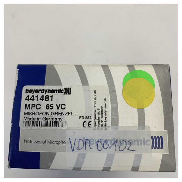 Beyerdynamic MPC 65 VC Professional Marine Microphone for Indoor Ship Communication 