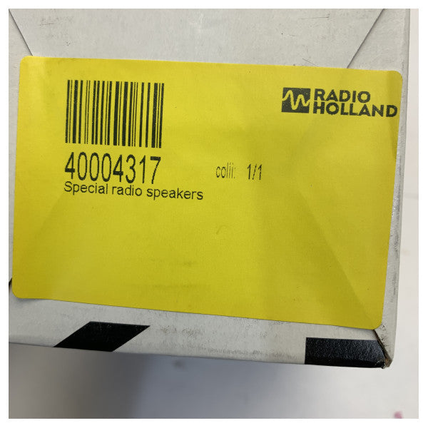 Monacor 5W 4 Ohm vanntett marinehøyttaler svart - AES-5 