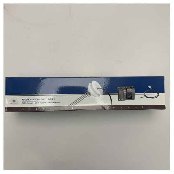 Osculati Marine Sensore di livello delle acque reflue con display a LED � Monitoraggio durevole del serbatoio delle acque reflue da 12/24 V per barche e navi