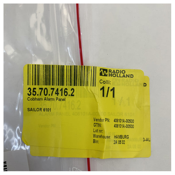 Painel de alarme Mini-C TT-6101A da Inmarsat para marinheiros 